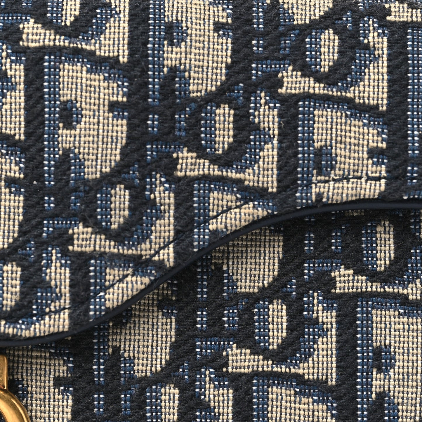 Oblique Saddle Cosmos Zipped Card Holder Blue