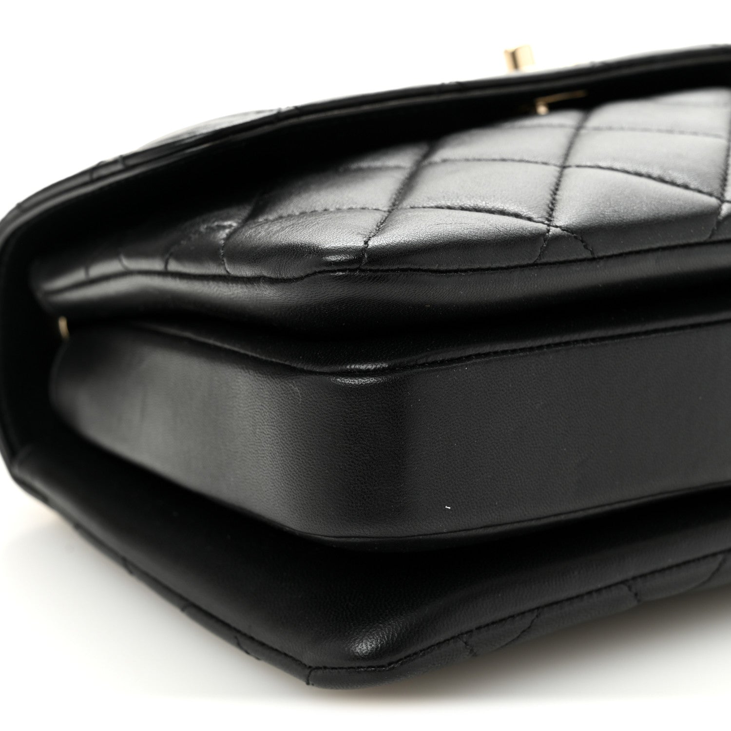 Chanel Lambskin Quilted Small Trendy CC Dual Handle Flap Bag Black 9 of 10