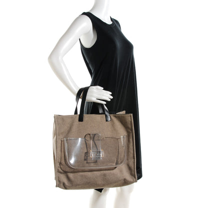Fendi Canvas Perspex Simply Tote Black 3 of 10