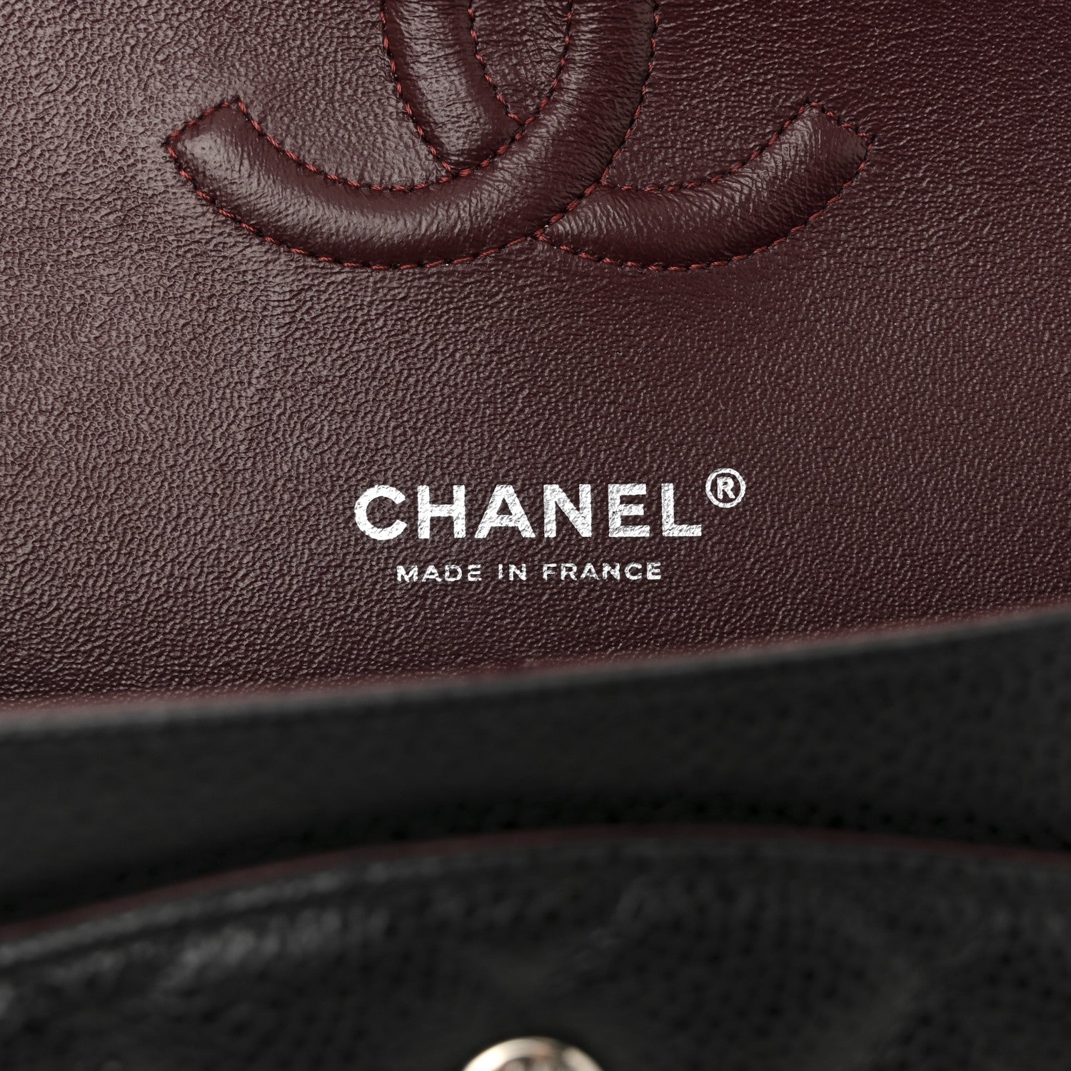 Chanel Caviar Quilted Medium Double Flap Black 6 of 11