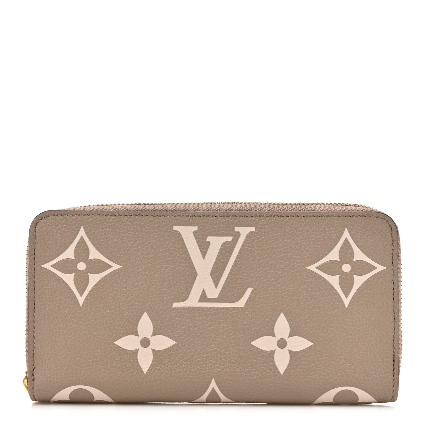 Empreinte Monogram Giant Zippy Wallet Tourterelle Creme
