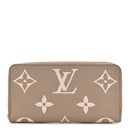 Louis Vuitton Empreinte Monogram Giant Zippy Wallet Tourterelle Creme 1 of 8