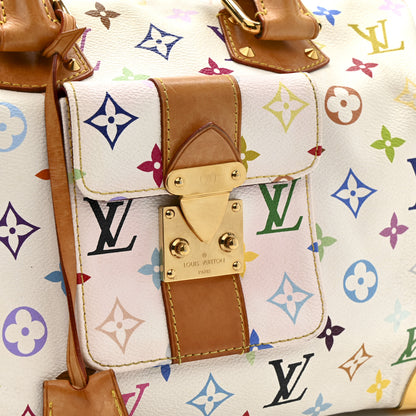 Louis Vuitton Monogram Multicolor Speedy 30 White 11 of 15