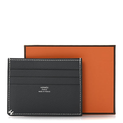 Hermes Evercolor H Sellier Card Holder Ardoise 8 of 8