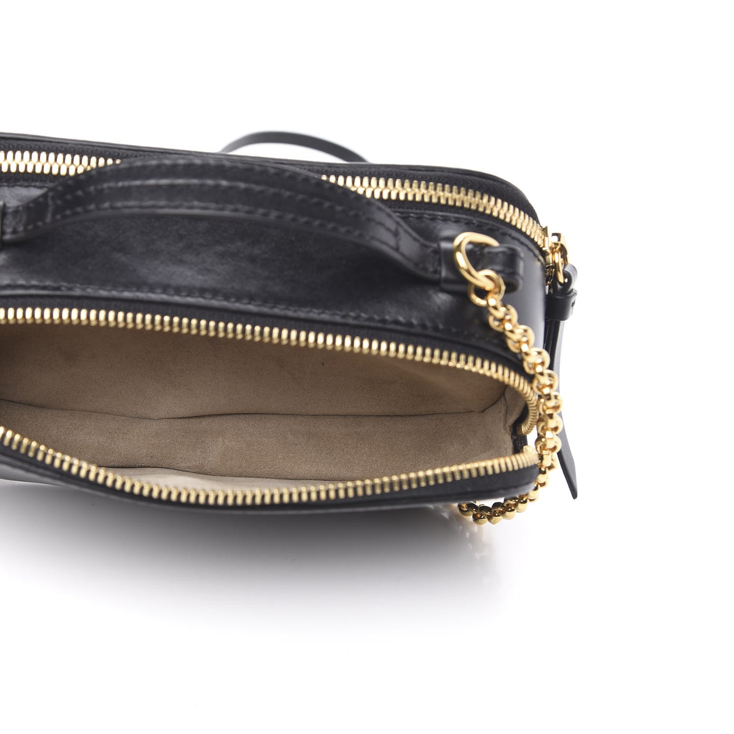 Calfskin Mini C Vanity Bag Black