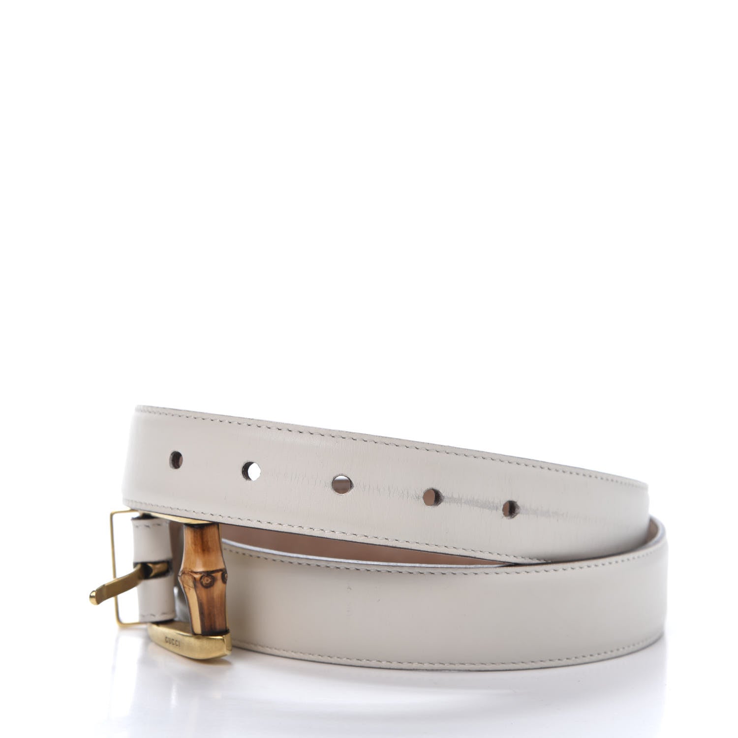 Gucci Calfskin Belt 90 36 White 4 of 8