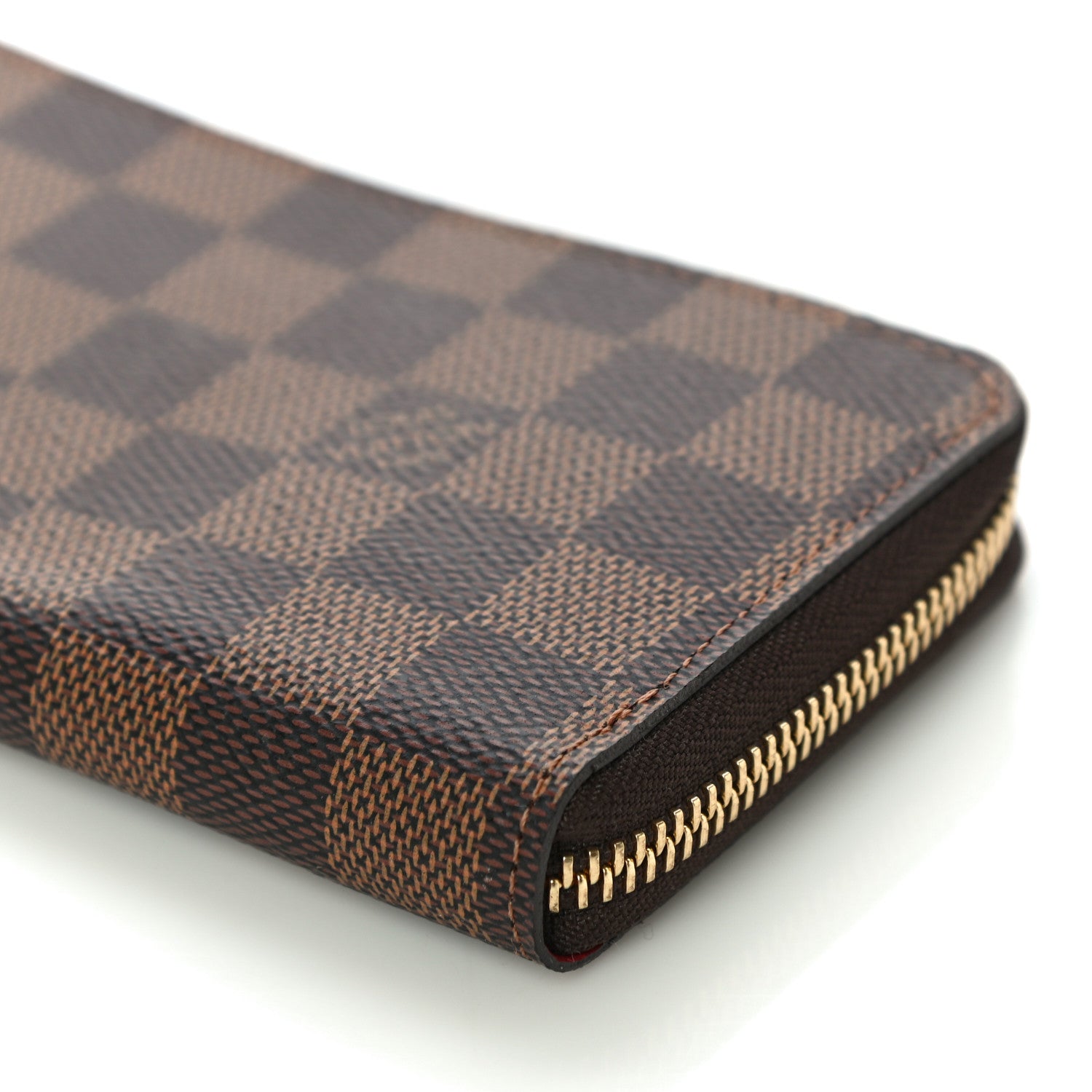 Louis Vuitton Damier Ebene Clemence Wallet Cherry 6 of 12