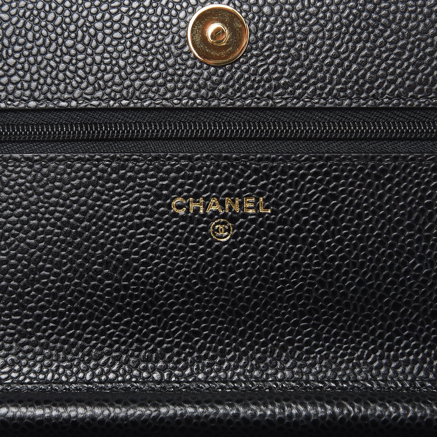 Chanel Caviar Quilted Wallet On Chain WOC Black 6 of 11