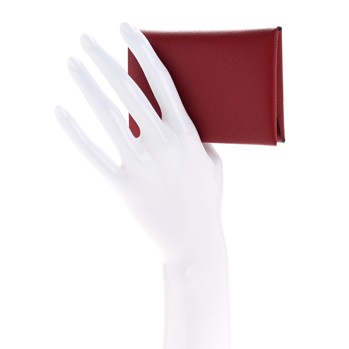 Epsom Verso Calvi Duo Card Case Rouge Grenat Mauve Sylvestre