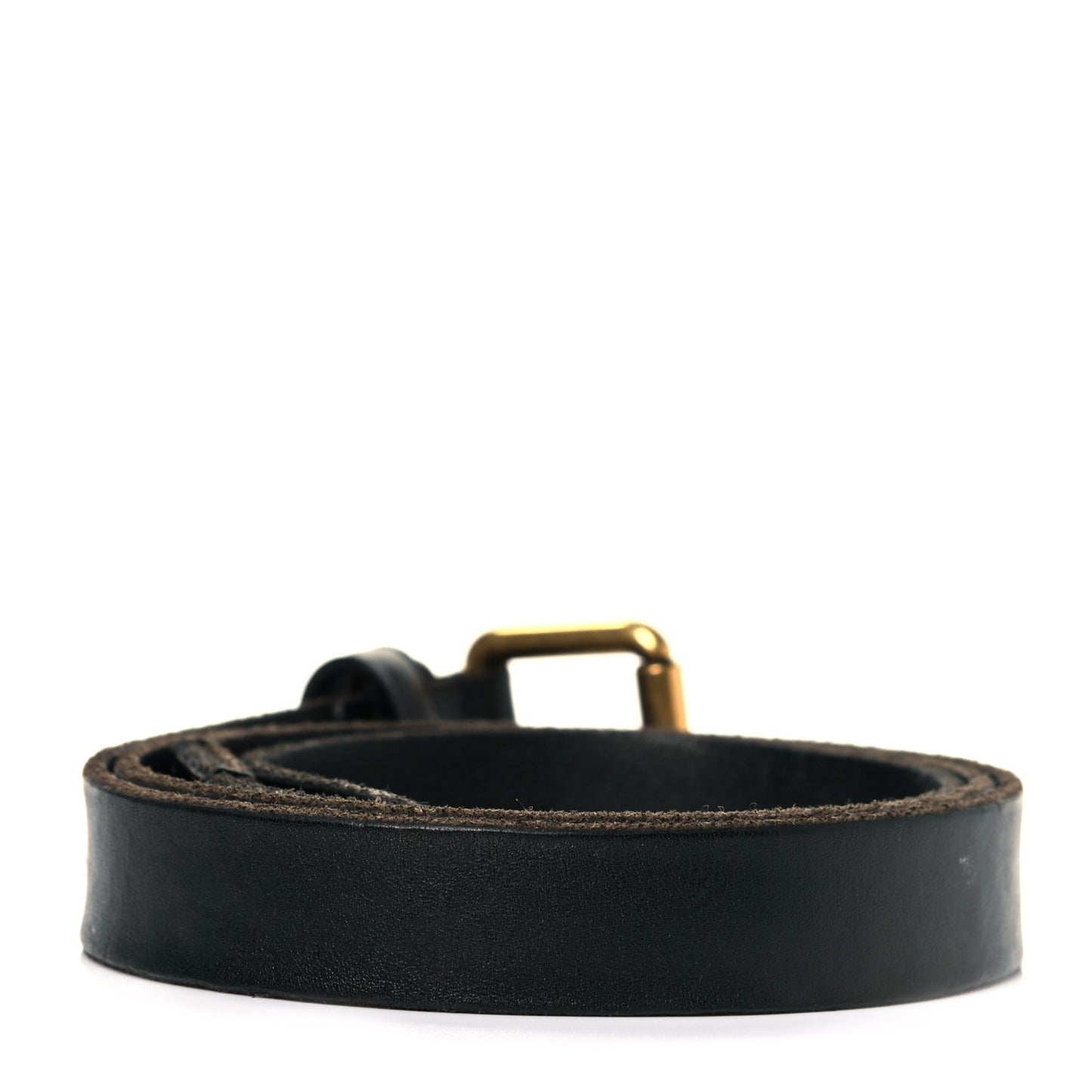 Calfskin Skinny Feline Belt 100 40 Black