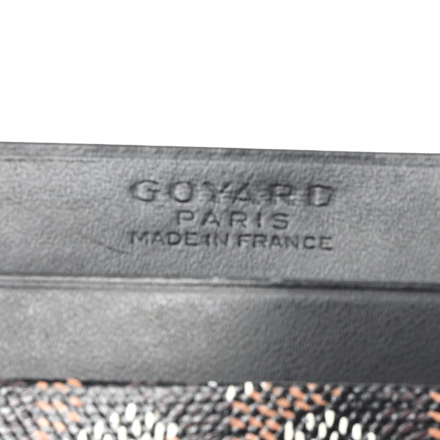 Goyard Goyardine Saint Sulpice Card Holder Black 6 of 7