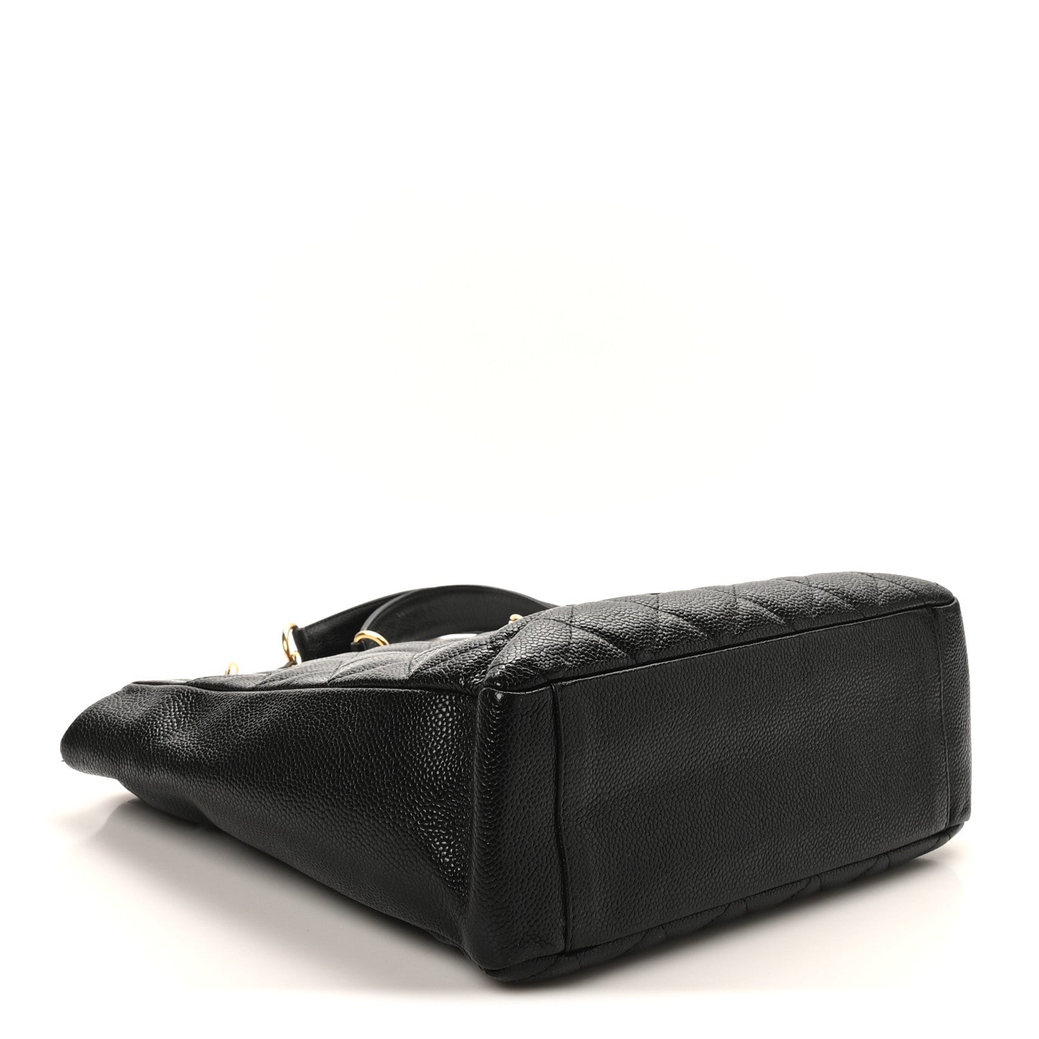 Chanel Caviar Quilted Petit Shopping Tote PST Black 4 of 10