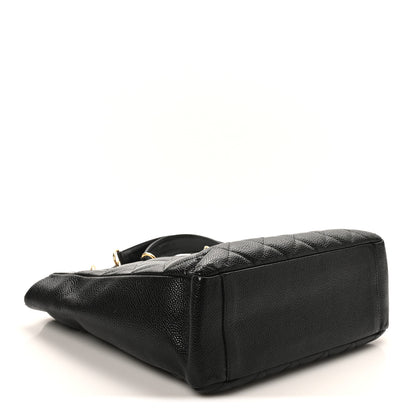 Chanel Caviar Quilted Petit Shopping Tote PST Black 4 of 10