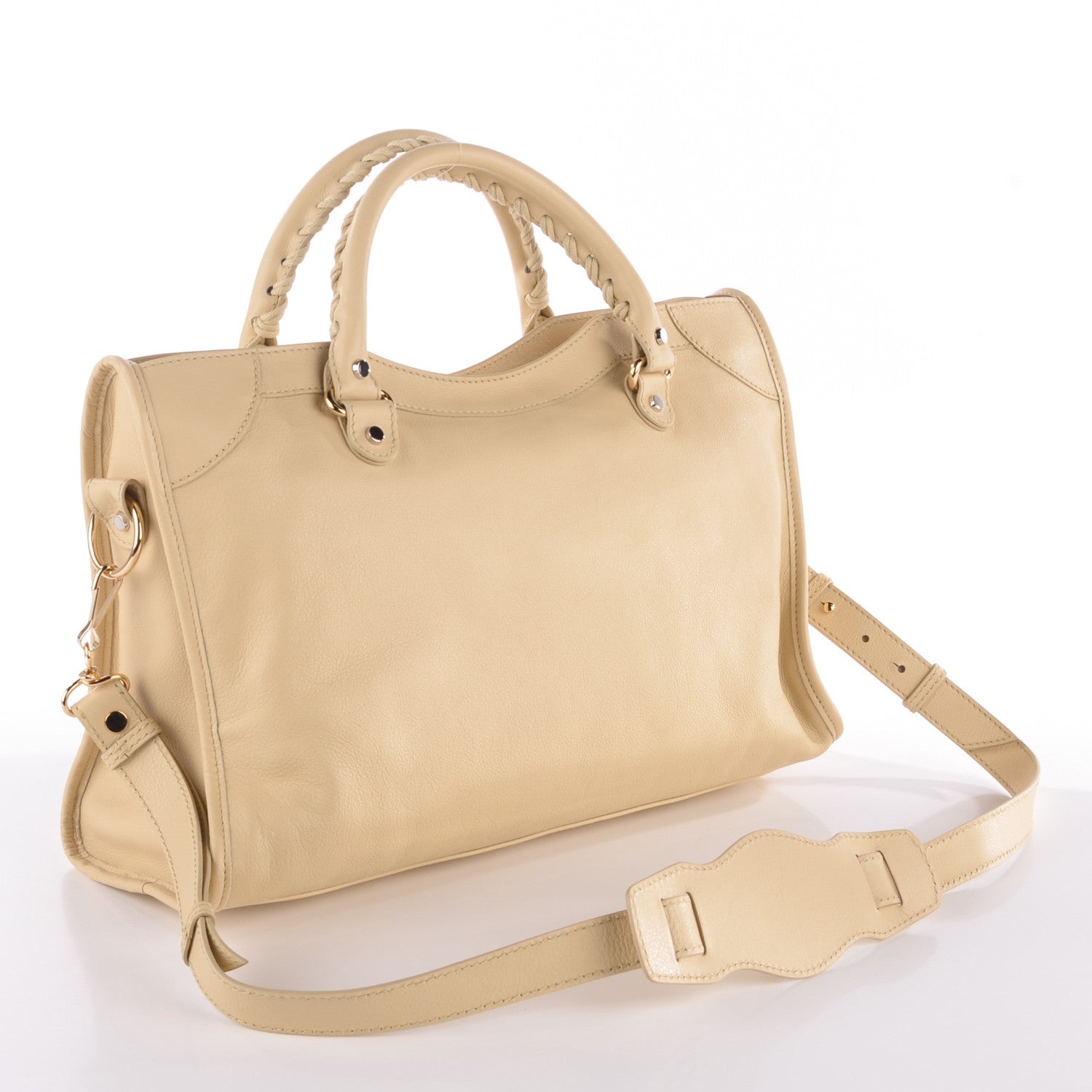 Balenciaga Veau Amp Plate Gold Hardware City Beige Argile 3 of 7