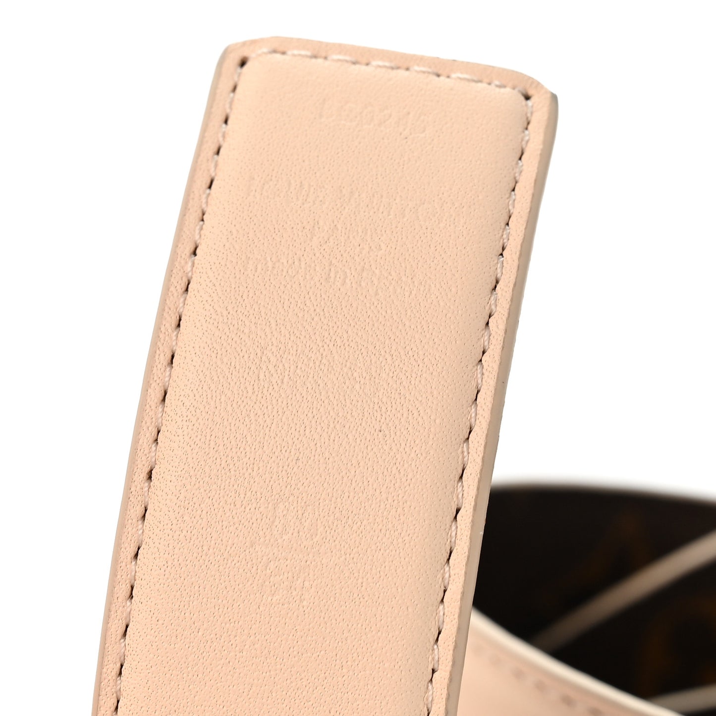 Monogram 20mm Pretty Reversible Belt 85 34 Beige