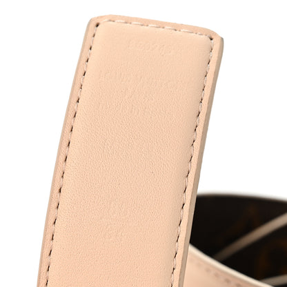 Louis Vuitton Monogram 20mm Pretty Reversible Belt 85 34 Beige 7 of 9