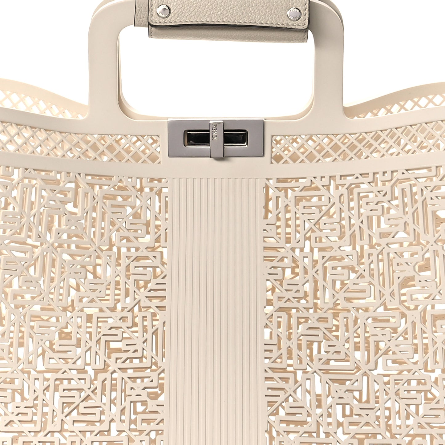 Recycled Plastic Basket Forty8 Satchel White