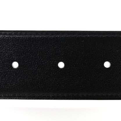 Hermes 135 Togo 38mm Constance H Belt 95 Black Chocolate 6 of 6
