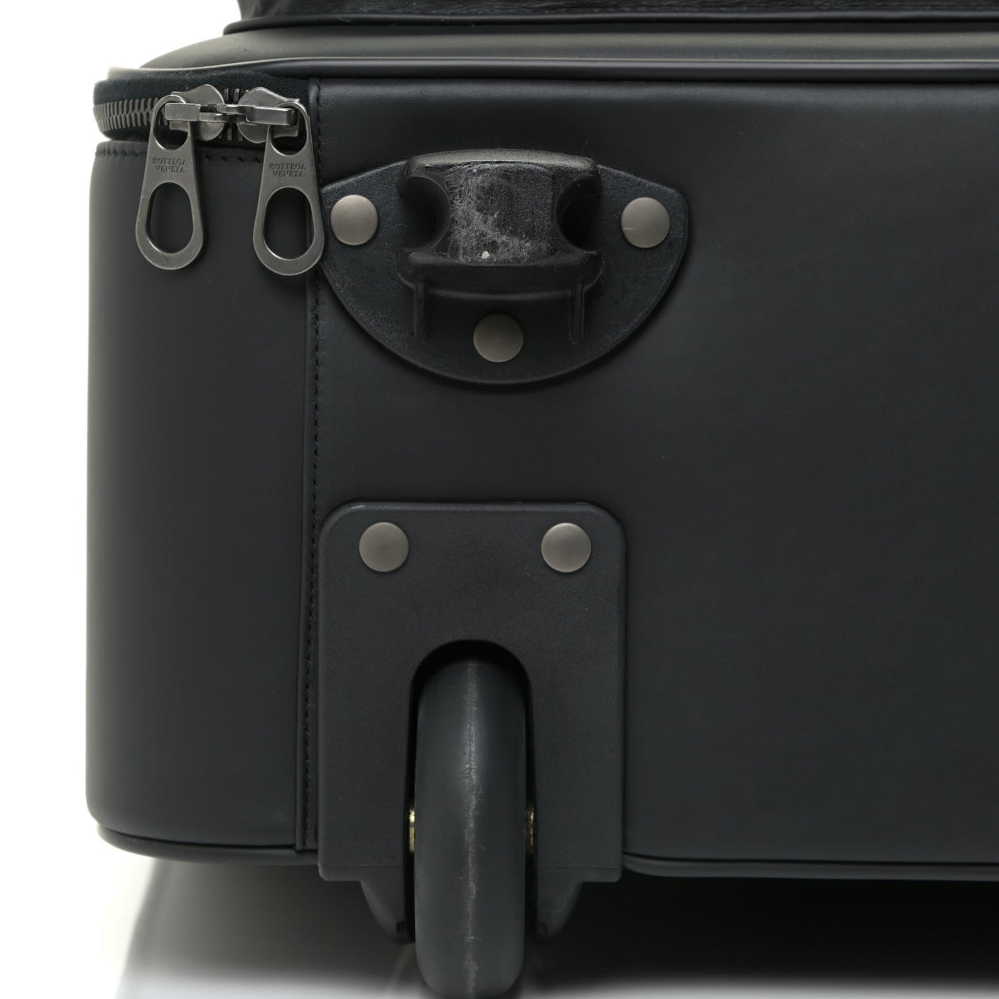 Nappa Intrecciato Carry On Luggage Black
