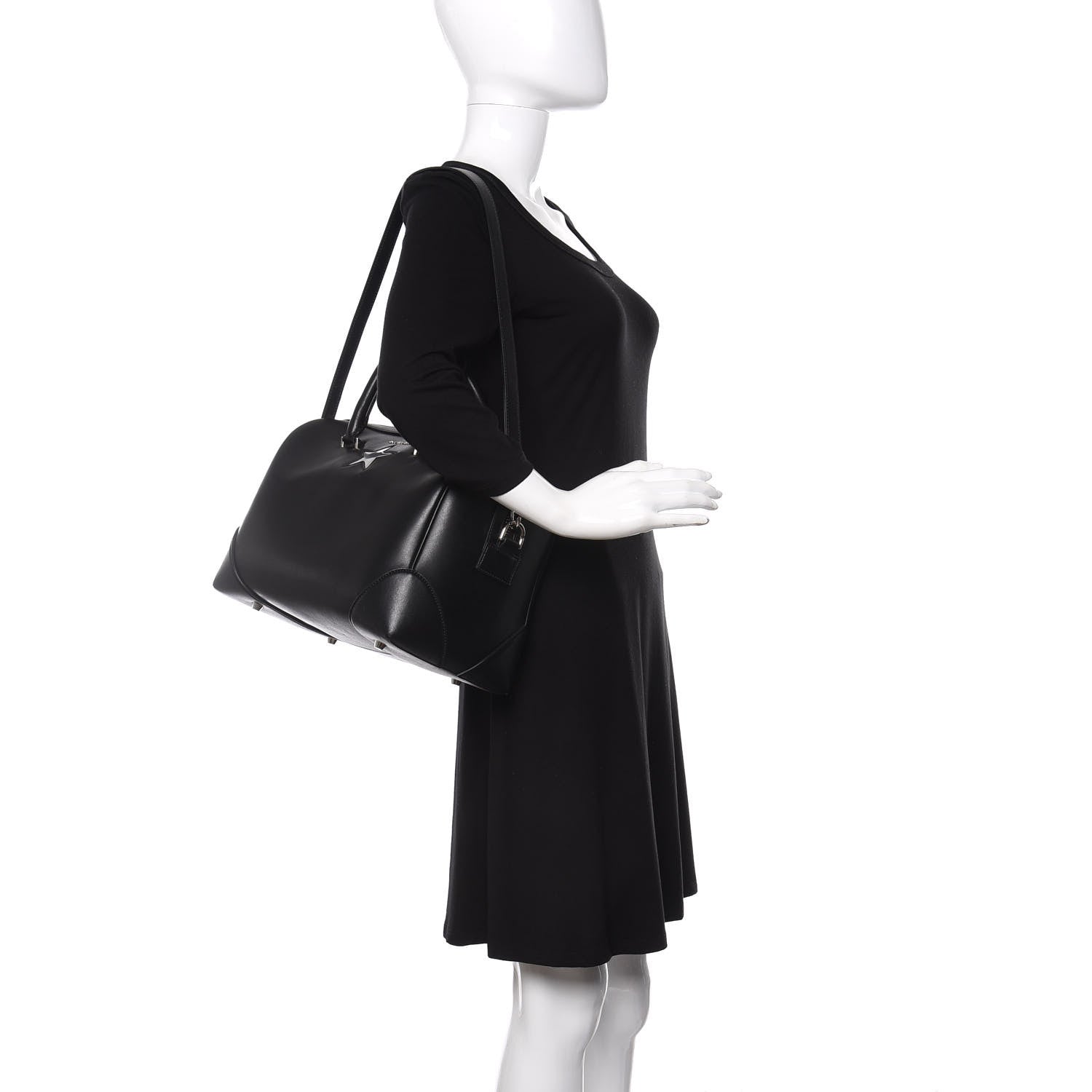 Givenchy Calfskin Star Medium Lucrezia Black Silver 2 of 10