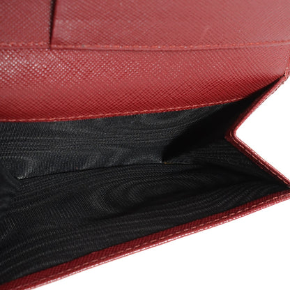 Prada Saffiano Card Holder Barolo 6 of 10