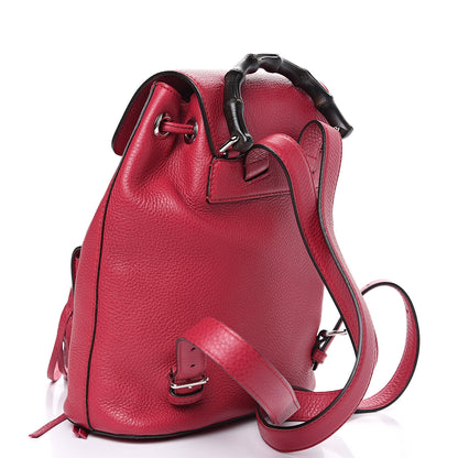 Gucci Cellarius Calfskin Small Bamboo Backpack Petunia 2 of 9