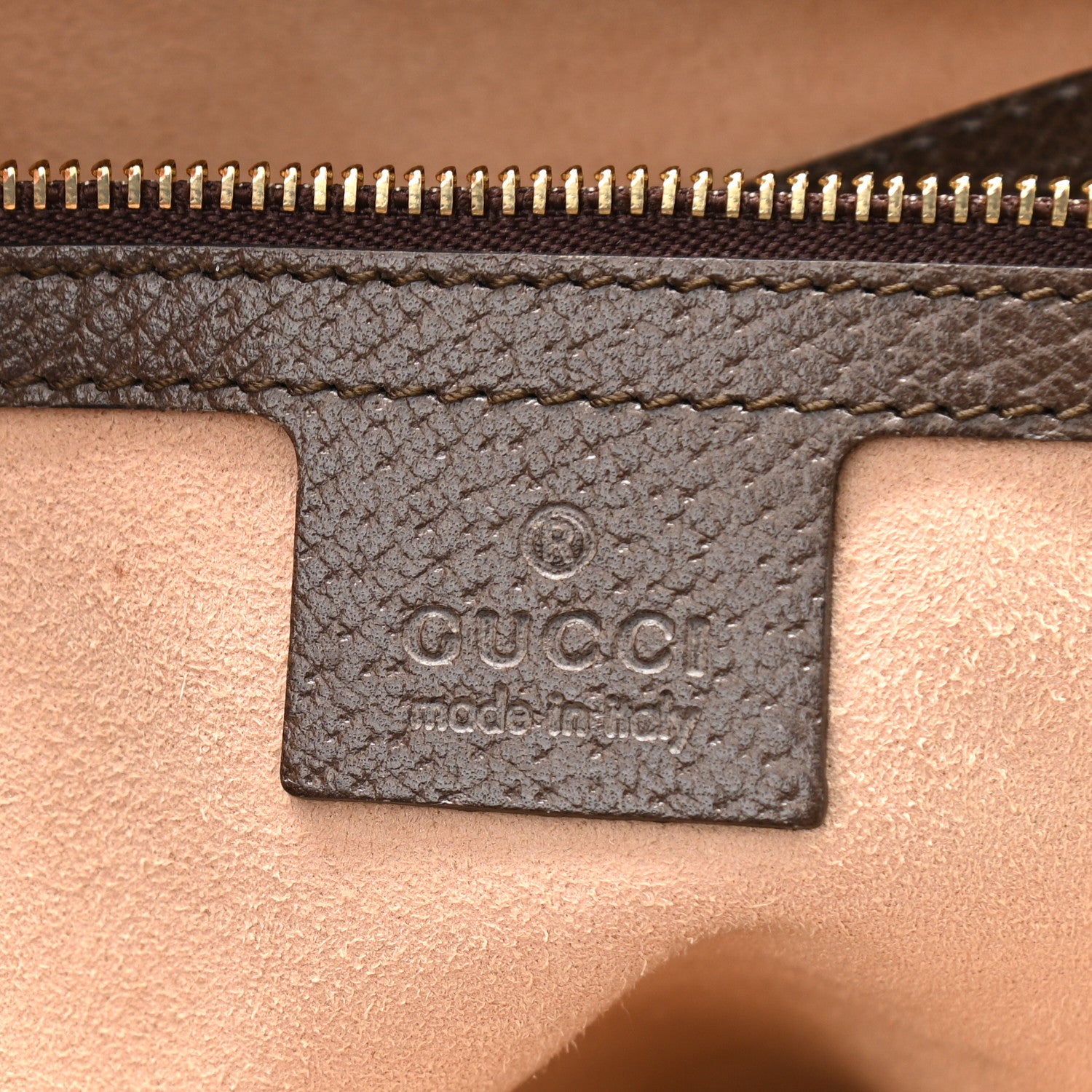 Gucci GG Supreme Monogram Web Medium Ophidia Tote Bag Brown 6 of 10