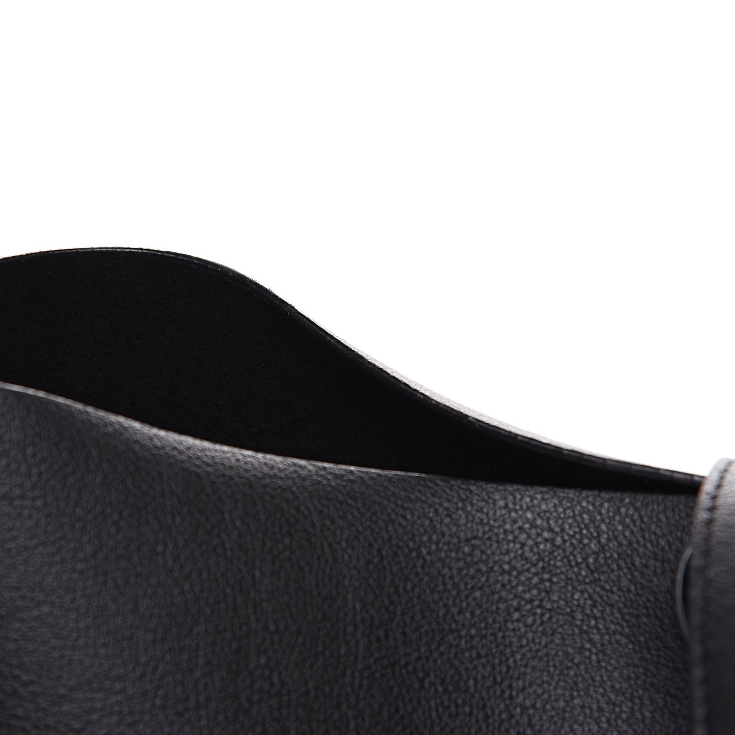 Calfskin Large Shopping Tote Black