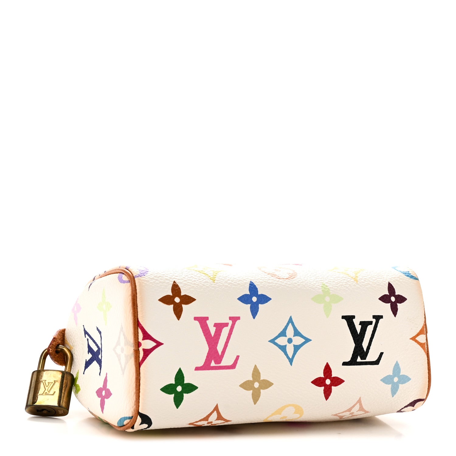 Louis Vuitton Monogram Multicolor Mini Sac HL Speedy White 4 of 10