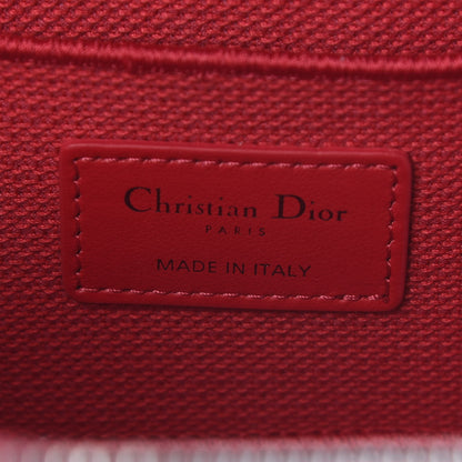 Christian Dior Canvas Embroidered Toile De Jouy Small Travel Vanity Case Fuchsia 5 of 7