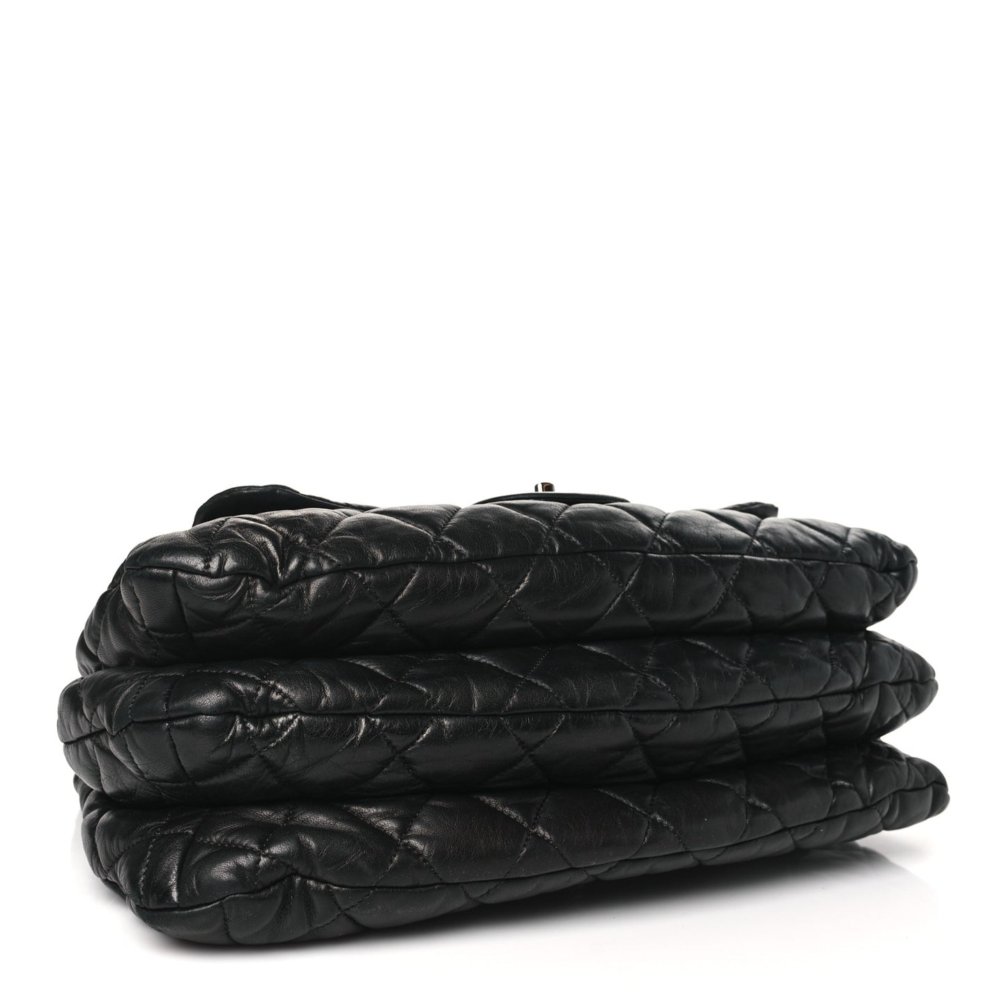 Lambskin Quilted Chanel 3 Maxi Tote Black
