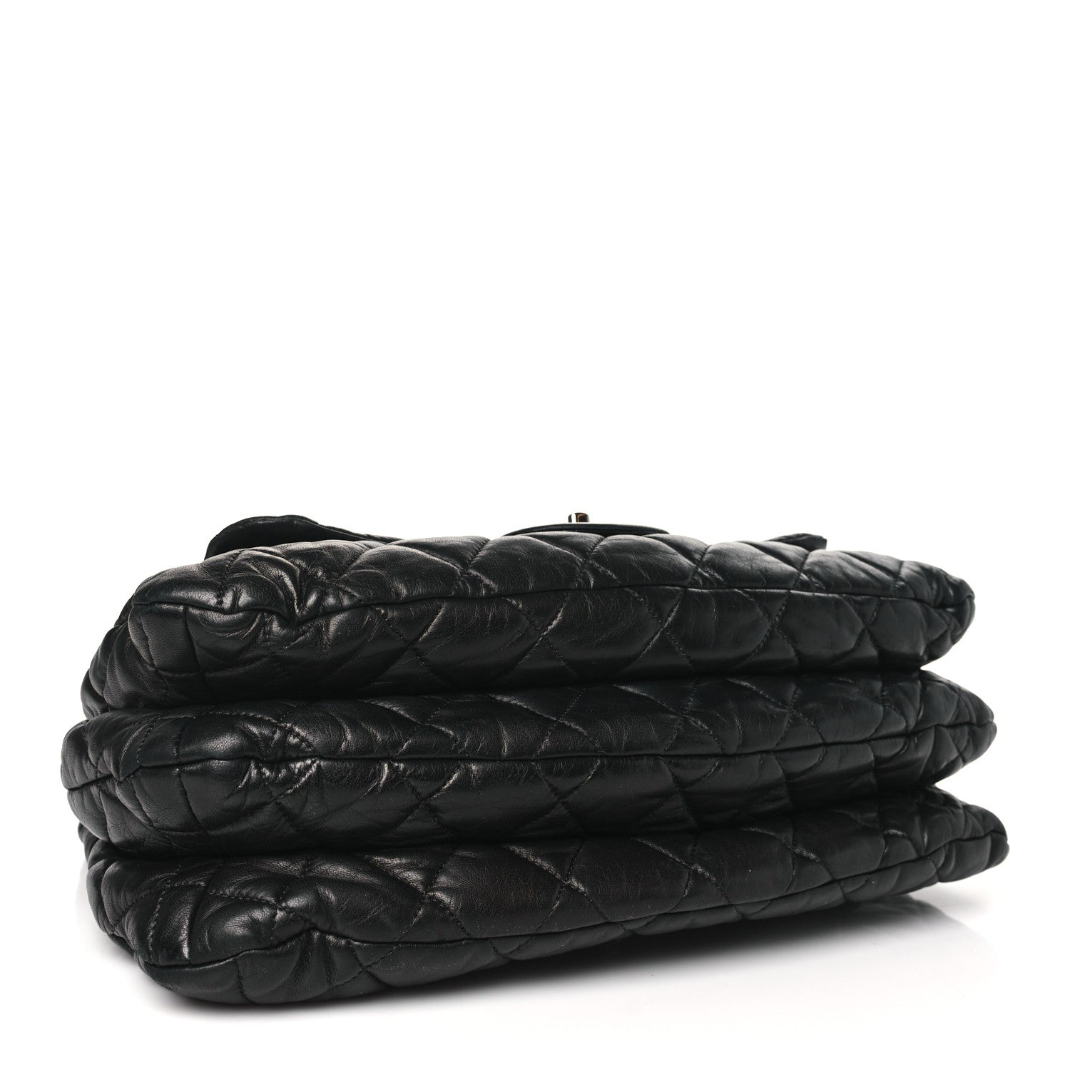 Chanel Lambskin Quilted Chanel 3 Maxi Tote Black 4 of 14