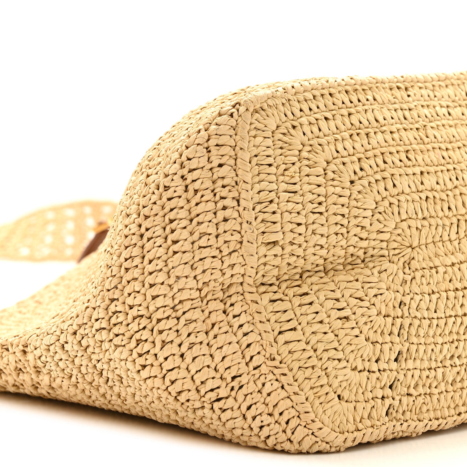 Saint Laurent Raffia Monogram Hobo Naturale 9 of 13