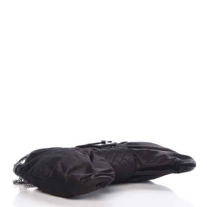 Chanel Satin Large Bow Bag Black 4 of 9