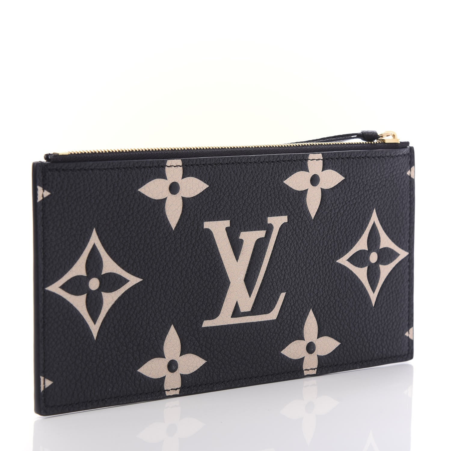 Louis Vuitton Empreinte Monogram Giant Crafty Pochette Felicie Zippered Insert Black 3 of 9