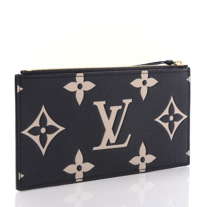 Louis Vuitton Empreinte Monogram Giant Crafty Pochette Felicie Zippered Insert Black 3 of 9