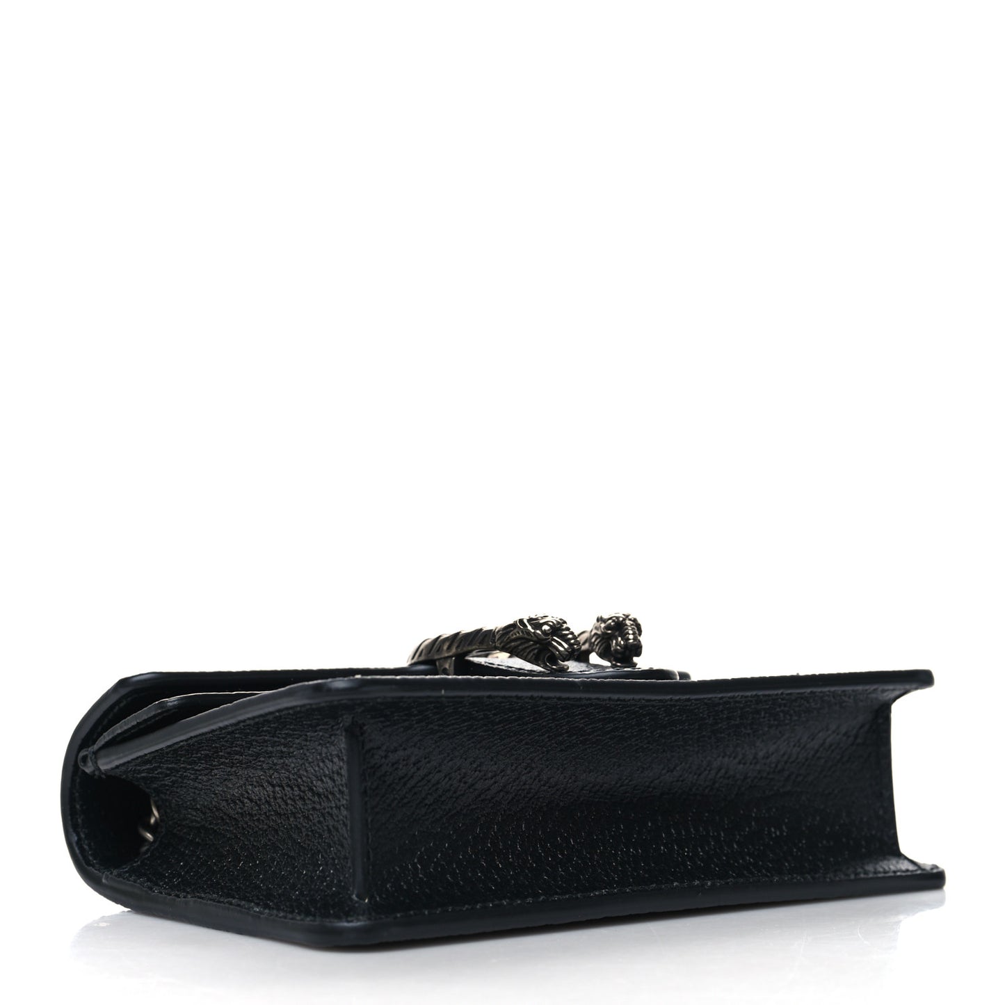 Jacquard Black Denim GG Monogram Super Mini Dionysus Shoulder Bag Black Ivory