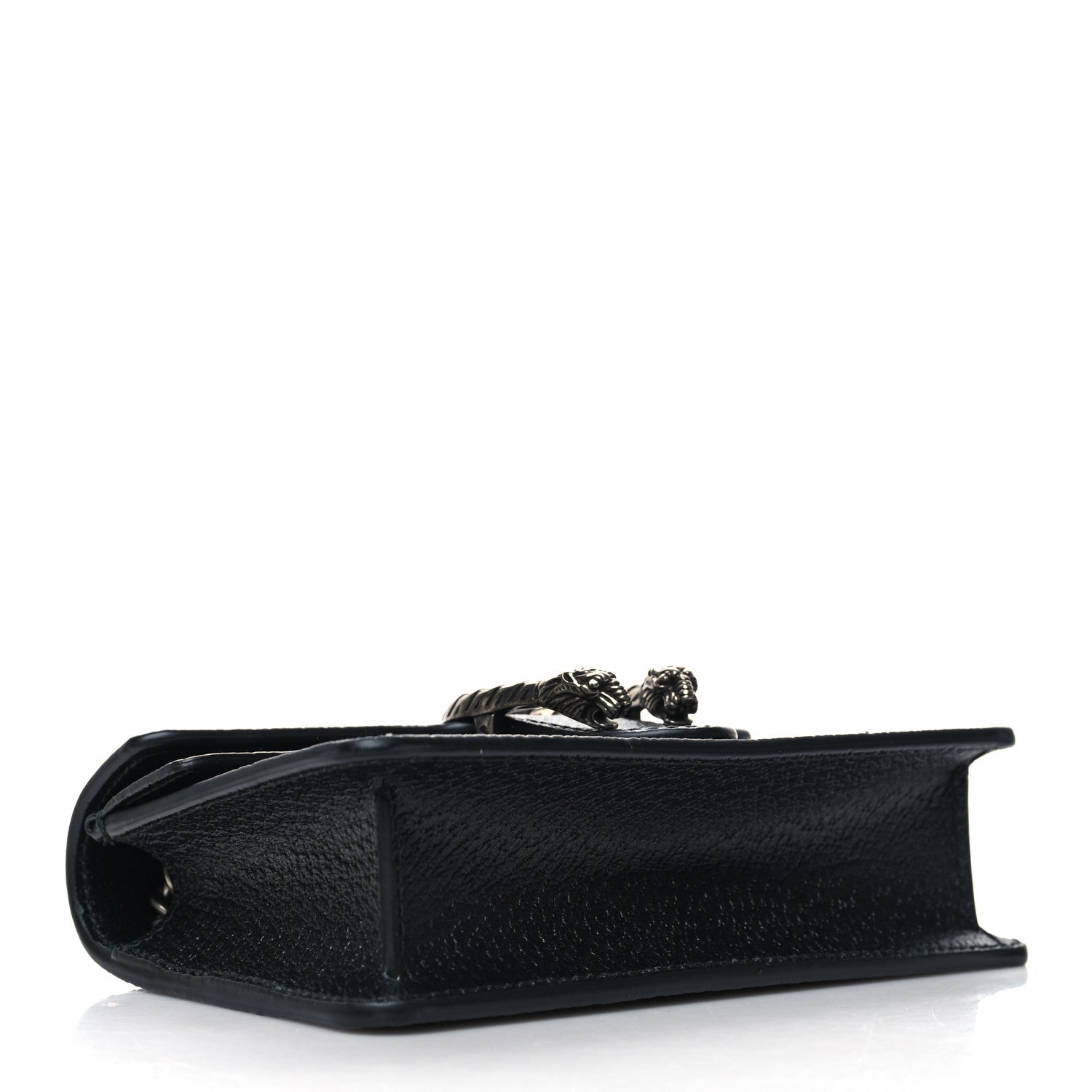 Gucci Jacquard Black Denim GG Monogram Super Mini Dionysus Shoulder Bag Black Ivory 4 of 10
