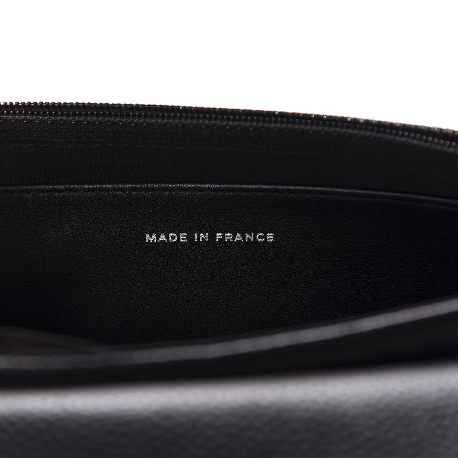 Chanel Caviar Half Moon Wallet On Chain WOC Black 9 of 12