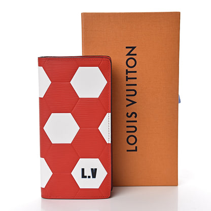 Louis Vuitton Epi World Cup Brazza Wallet Red 9 of 9