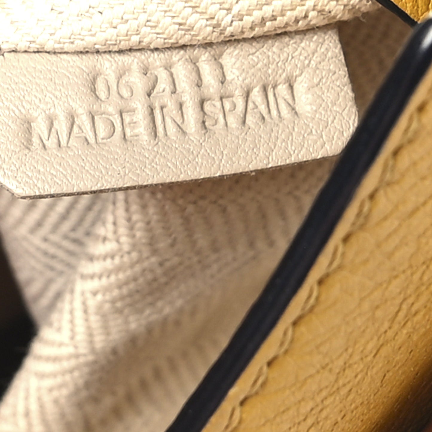 Calfskin Mini Puzzle Bag Mustard Tan