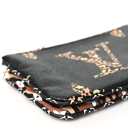 Louis Vuitton Monogram Giant Jungle Pochette Double Zip Black 9 of 10