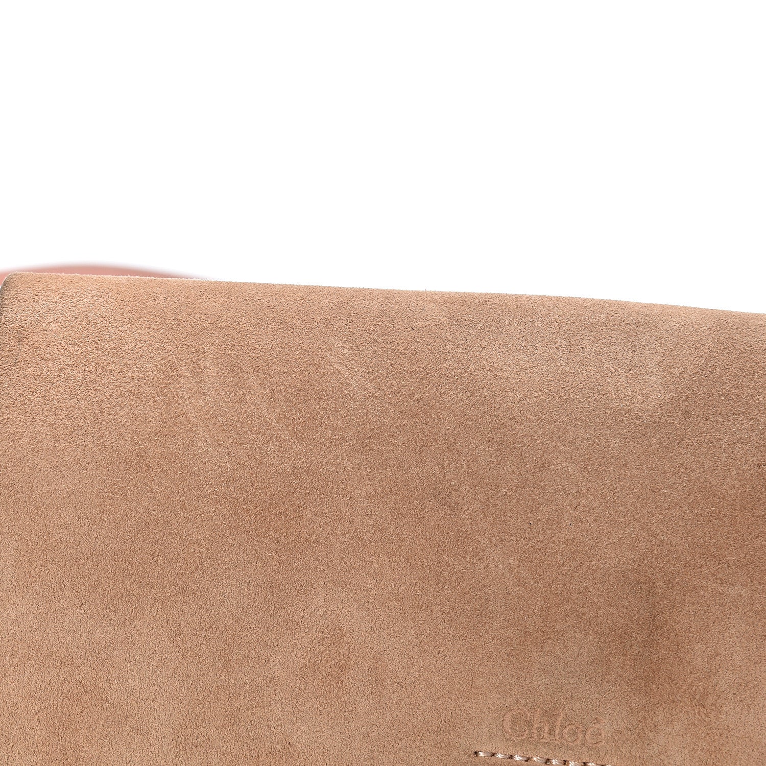 Chloe Suede Calfskin Small Faye Shoulder Bag Blushy Pink 12 of 17
