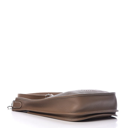 Hermes Taurillon Clemence Evelyne III PM Etoupe 4 of 12