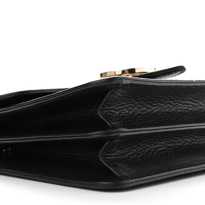 Gucci Dollar Calfskin Small Interlocking G Shoulder Bag Black 16 of 22