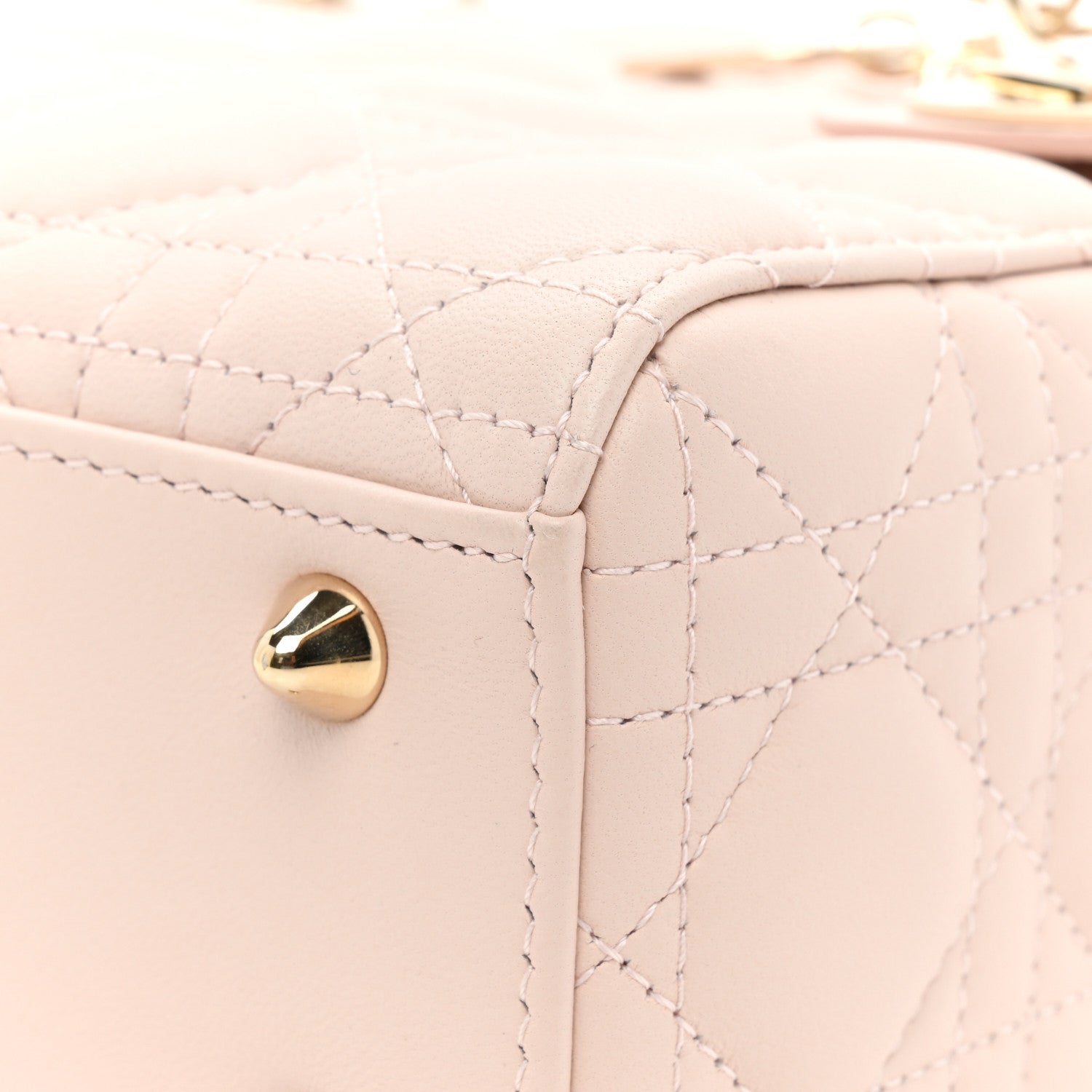 Christian Dior Lambskin Cannage Small My ABCDior Lady Dior Light Pink 11 of 15