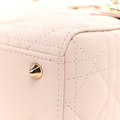 Christian Dior Lambskin Cannage Small My ABCDior Lady Dior Light Pink 11 of 15