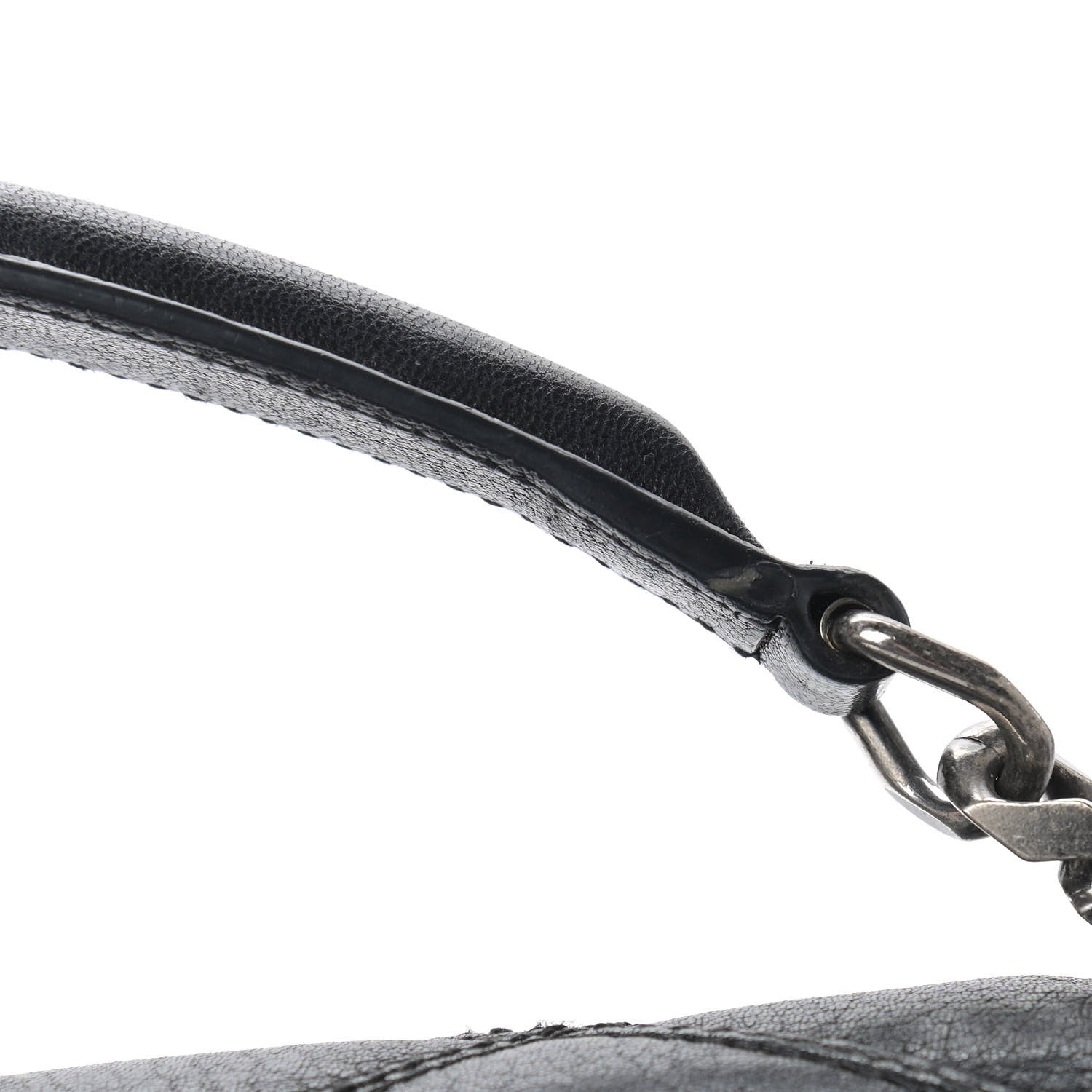 Saint Laurent Calfskin Diamond Quilted Monogram Large College Bag Black 14 of 14