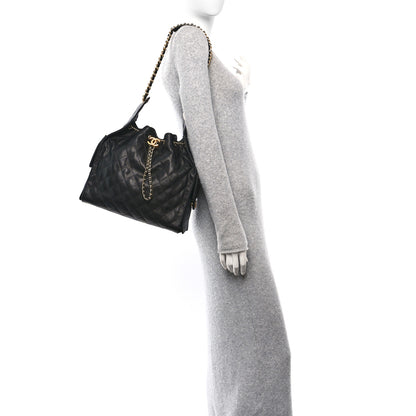 Chanel Caviar Quilted Medium Chanel 25 Handbag Black 2 of 11