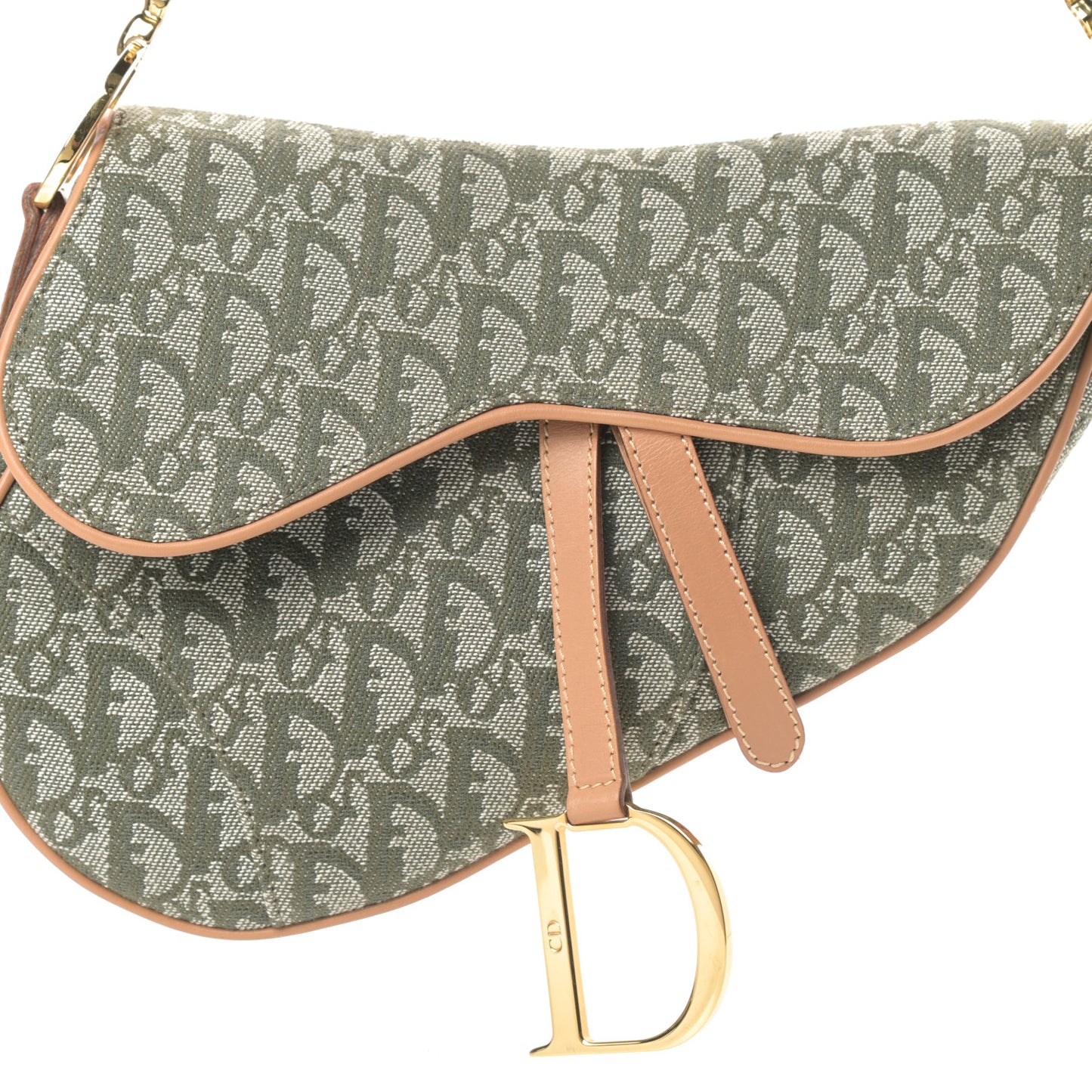 Monogram Saddle Bag Green